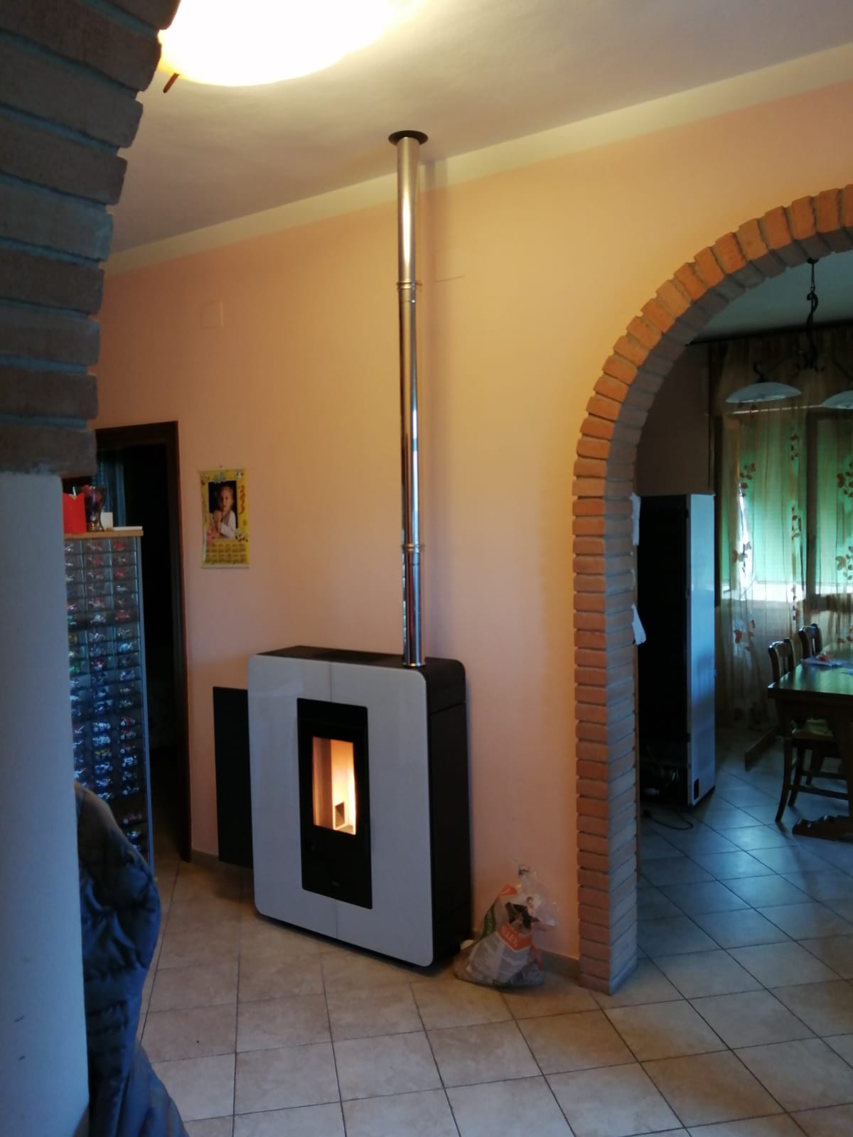 Stufa Klover slim tutto glass